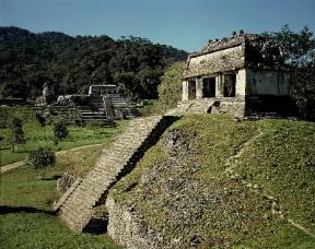 CittÃ . Rovine di Palenque (Messico), centro economico e cerimoniale maya.De Agostini Picture Library/G. Dagli Orti